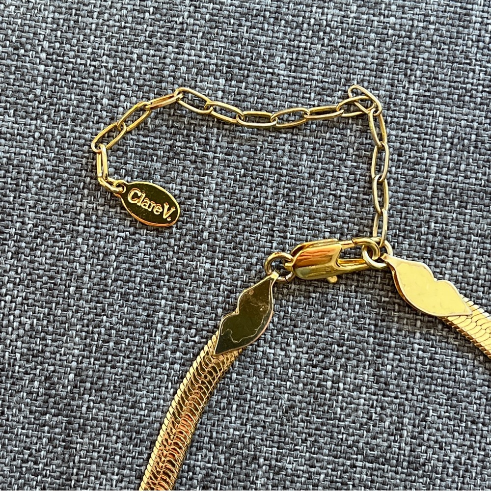 Clare V Snake Chain Necklace - Picture 5 of 7